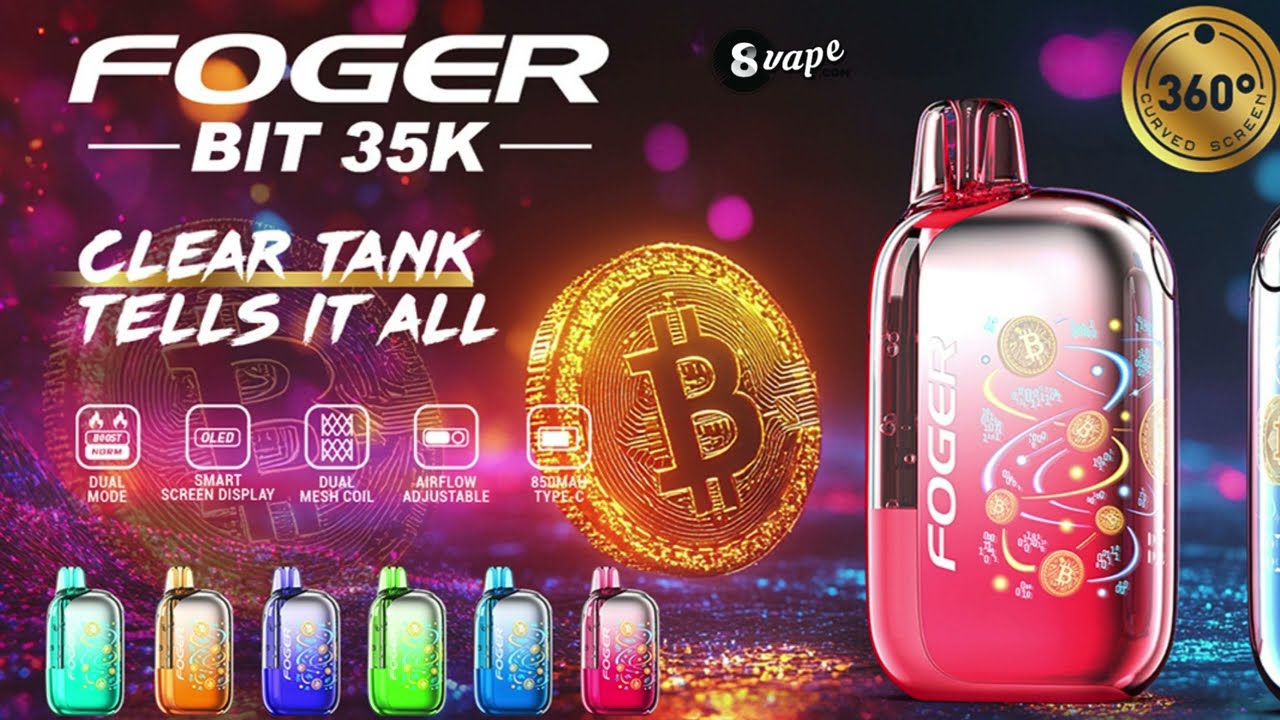 Foger Bit 35K – 35,000 Puffs. 30-Min Full Charge. Full Power.