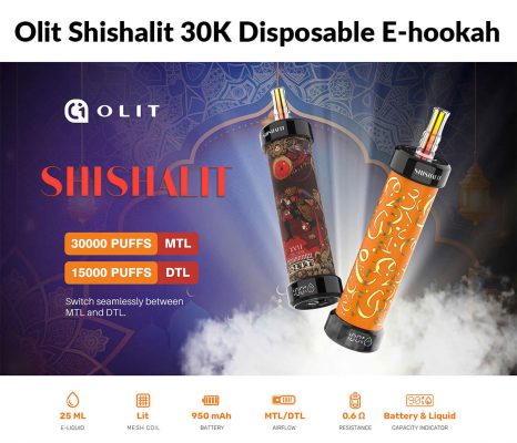 olit shishalit 30k disposable