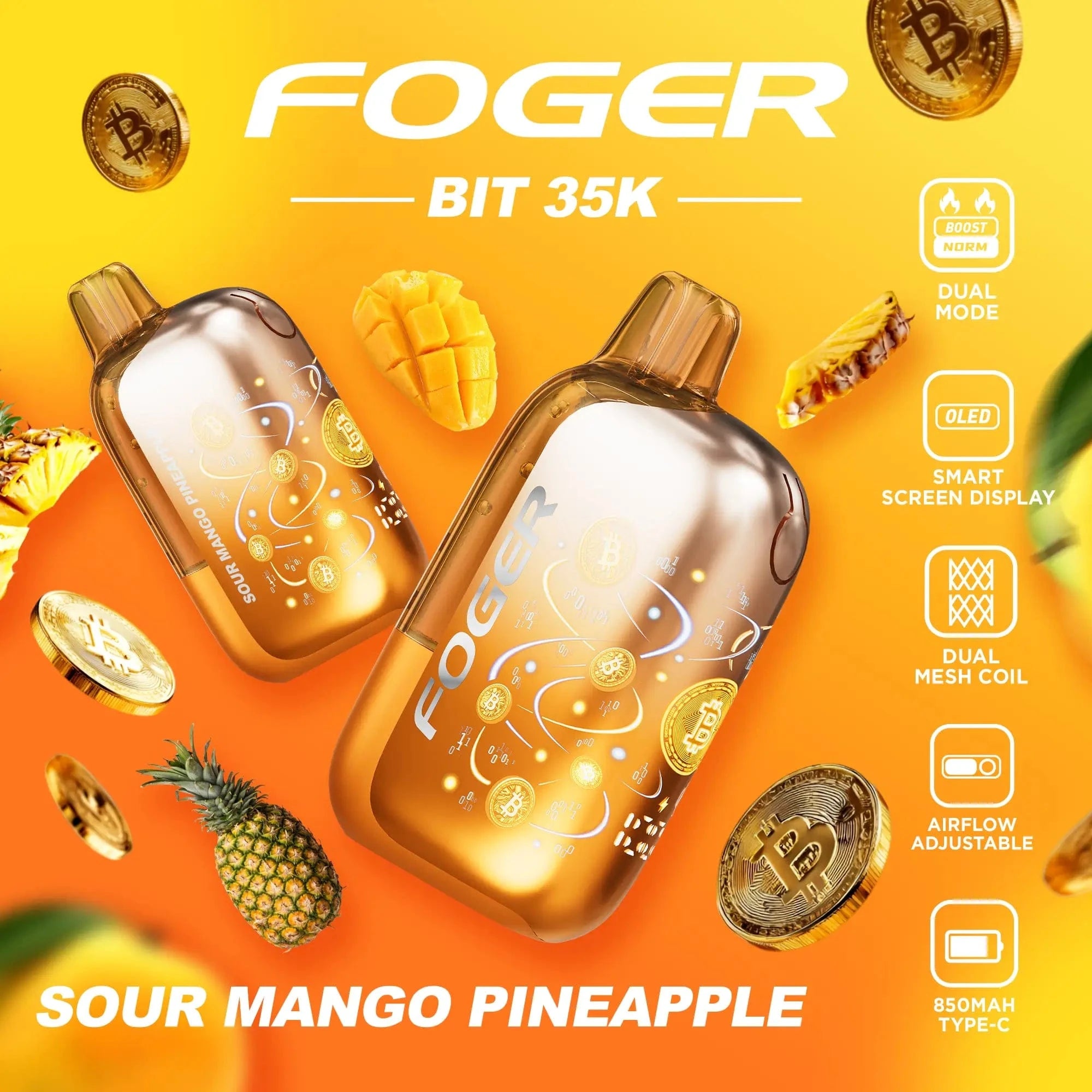 Foger Disposable Vape Foger Bit 35K Disposable Vape (5%, 35000 Puffs)