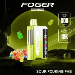 Foger Disposable Vape Sour Fcuking Fab Foger Switch Pro 30K Disposable Vape (5%, 30000 Puffs)